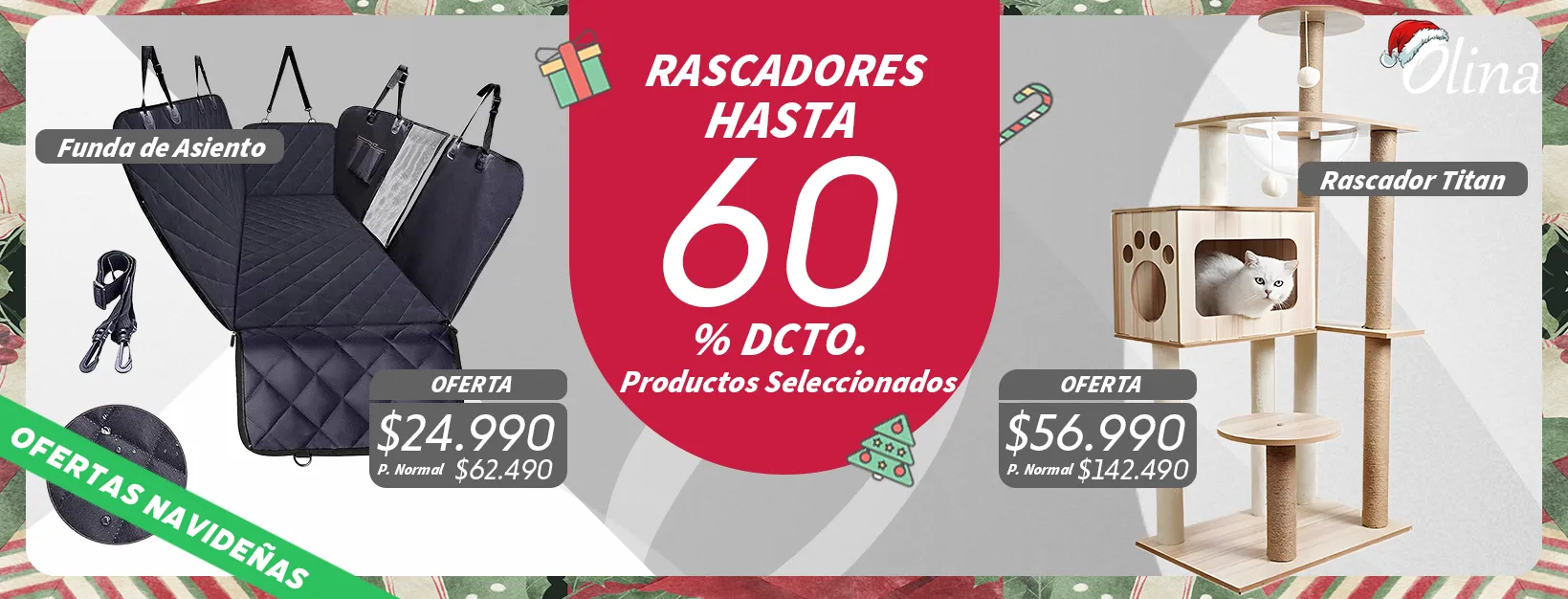 Rascadores de Gato con descuento en Olina Store